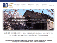 Tablet Screenshot of lutherkinghouse.org.uk